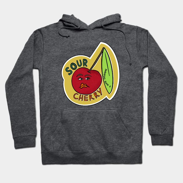 Sour Cherry Hoodie by Katsillustration